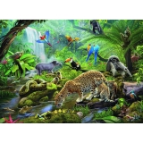 Puzzle Animale In Padurea Tropicala, 60 Piese Ravensburger
