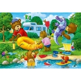Puzzle Ursi In Camping, 2X24 Piese Ravensburger