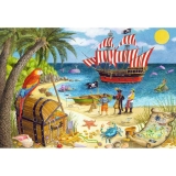 Puzzle Pirati Si Sirene, 2X24 Piese Ravensburger