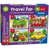Puzzle Calatoreste, 2/3/4/5 Piese Ravensburger