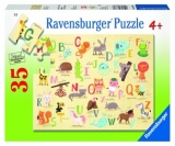 Puzzle Alfabet Cu Animale, 35 Piese Ravensburger