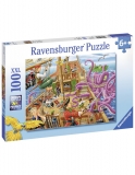 Puzzle Vasul Piratilor, 100 Piese Ravensburger