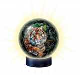 Puzzle 3D Luminos Tigru, 72 Piese Ravensburger