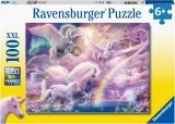 Puzzle Unicorni, 100 Piese Ravensburger