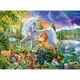 Puzzle Printesa Si Unicorn, 200 Piese Starline Ravensburger