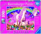 Puzzle Unicorn Si Curcubeu, 100 Piese Ravensburger