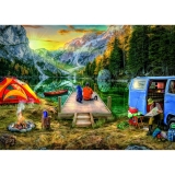 Puzzle Camping, 1000 Piese Ravensburger