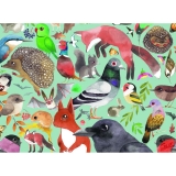 Puzzle Vizitatorii Gradinei, 500 Piese Ravensburger