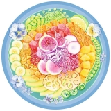 Puzzle Cerc Bol Cu Fructe Si Legume, 500 Piese Ravensburger