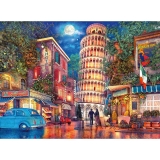 Puzzle Strazile Din Pisa, 500 Piese Ravensburger