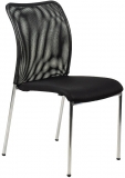 Scaun vizitator HN-7502CH negru Stema partner 