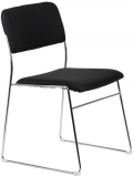 Scaun vizitator CN-62CH negru Stema partner 