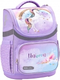 Ghiozdan fete neechipat Mini Rainbow Unicorn Belmil 
