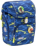 Ghiozdan baieti neechipat Comfy Sketch Lime Green Belmil 