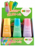 Marker evidentiator parfumat, Lollypop, 2 culori in 1, 12 buc/set, Happy Color