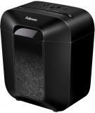 Distrugator documente manual Powershred LX25M, 6 coli, mini-cut, negru Fellowes