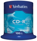 CD-R 700 MB 52X Extra Protection 100 bucati Verbatim