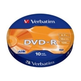 DVD-R 16X 4.7 GB SP 10 bucati Verbatim