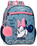 Ghiozdan clasa 0, fete, Disney Minnie Mouse Make it Rain Bows