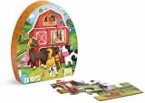 Puzzle educativ, 24 piese, Ferma EurekaKids 