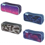 Penar tip etui dublu, mix fete si baieti, 4 motive asortate, Herlitz