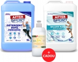 Pachet detergent 5L si balsam 5L Activemen + Cadou detergent vase ecologic EcoSviz 500mL