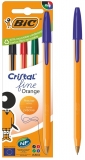 Pix portocaliu 4 culori asortate Bic