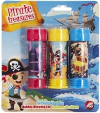 Set tuburi cu lichid pentru baloane de sapun Pirati 3 buc/set As Toys