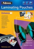 Folii laminare 80 microni Fellowes A3, spate adeziv, Enhance 100 buc/set