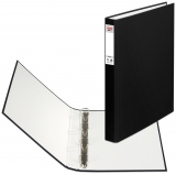 Caiet mecanic A4 4 inele Herlitz negru