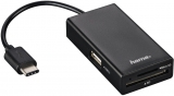 Hub/Cititor de carduri USB 2.0 Tip-C Hama