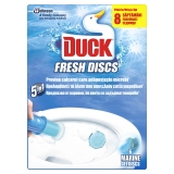 Odorizant WC gel, 36 ml, Fresh discs 5 in 1 marine, 6 discuri/set Duck
