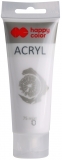 Culoare acrilica 75ml, alb titan, Happy Color