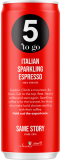 Cafea Ready To Drink Sparkling Espresso, 5 to go