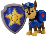 Figurina Chase politist, 6.3 cm cu insigna Paw Patrol Spin Master
