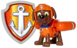 Figurina Zuma salvamar, 6.3 cm cu insigna Paw Patrol Spin Master