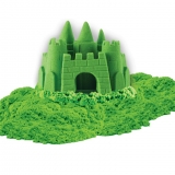 Nisip kinetic Deluxe, culori neon, 680 gr, verde Spin Master