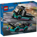 Masina de curse si camion transportator 60406 LEGO City