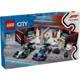 Garaj F1 si masini Mercedes-AMG si Alpine 60444 LEGO City