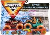 Set 2 masinute Monster Mutt Rottweiler si Scaooby Doo Color Change Monster Jam Spin Master