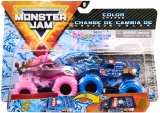 Set 2 masinute Sparkle Smash si Ice Cream Man Color Change Monster Jam Spin Master