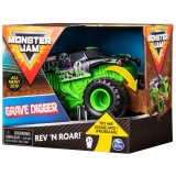 Masina de jucarie Macheta Grave Digger, seria Roar, scara 1 La 43, Monster Jam Spin Master