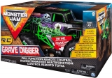 Masina RC Grave Digger scara 1 la 10 Spin Master