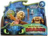 Figurina Fishlegs si Meatlug Dragons 3 Spin Master