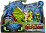 Figurina Ruffnut cu Barg si Belch cu lansator Dragons 3 Spin Master