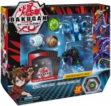 Set de lupta figurine Bakugan cu 5 bile Aquos Nobilious si Darkus Krakelios Spin Master