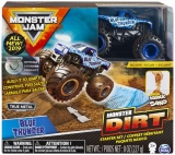 Masina de jucarie macheta Blue Thunder Monster set Camioneta cu Nisip Jam Spin Master