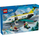 Avion-ambulanta pentru urgente 60465 LEGO City