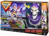 Masina de jucarie si pista cu lansator Doboara-l pe Grimm Monster Jam Spin Master