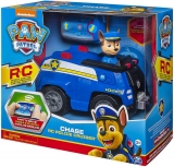 Figurina Chase si masina de politie radiocomandata Patrula Catelusilor Spin Master